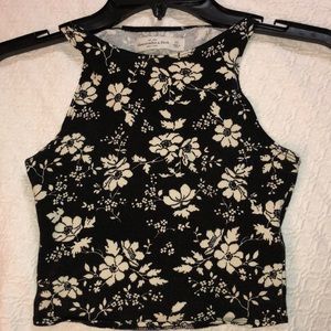 Abercrombie and Fitch Floral Crop Top